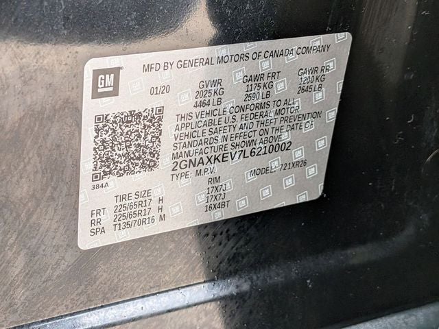 2020 Chevrolet Equinox FWD LT 1.5L Turbo