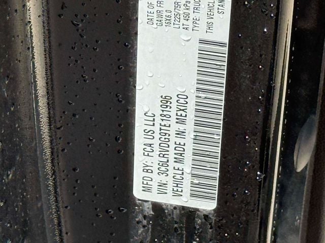2026 RAM ProMaster 2500 RAM PROMASTER 2500 TRADESMAN CARGO VAN HIGH ROOF 159' WB