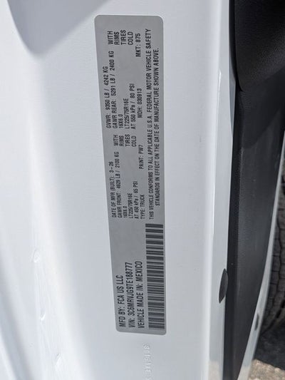 2026 RAM Ram ProMaster RAM PROMASTER 3500 TRADESMAN CARGO VAN HIGH ROOF 159' WB EXT