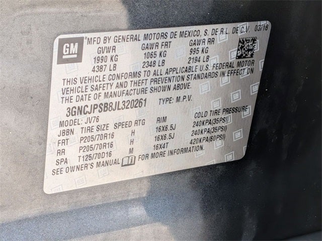 2018 Chevrolet Trax LT