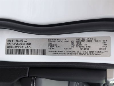 2026 Jeep Grand Cherokee L GRAND CHEROKEE L LAREDO ALTITUDE 4X4