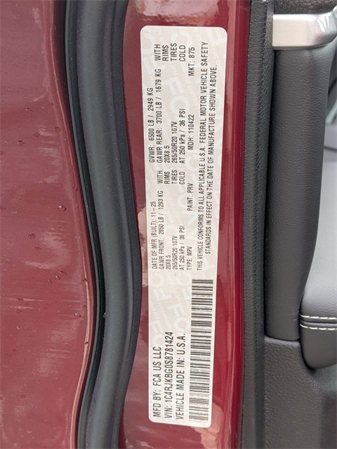 2025 Jeep Grand Cherokee L GRAND CHEROKEE L LIMITED 4X4