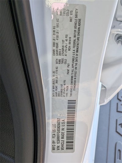 2025 RAM Ram 1500 RAM 1500 BIG HORN CREW CAB 4X4 5'7' BOX