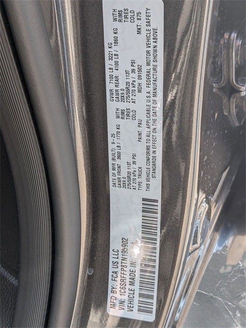 2026 RAM Ram 1500 RAM 1500 BIG HORN CREW CAB 4X4 5'7' BOX