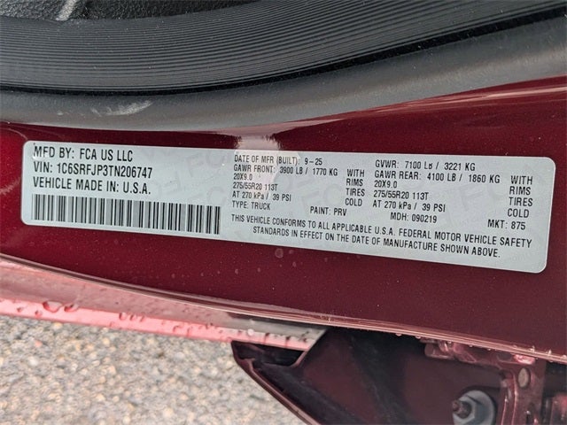 2026 RAM Ram 1500 RAM 1500 LARAMIE CREW CAB 4X4 5'7' BOX