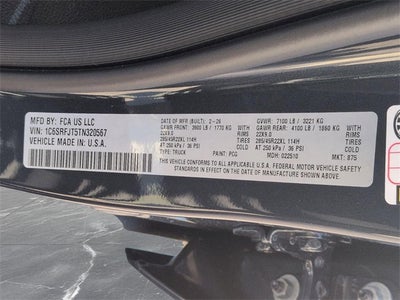 2026 RAM Ram 1500 RAM 1500 LARAMIE CREW CAB 4X4 5'7' BOX