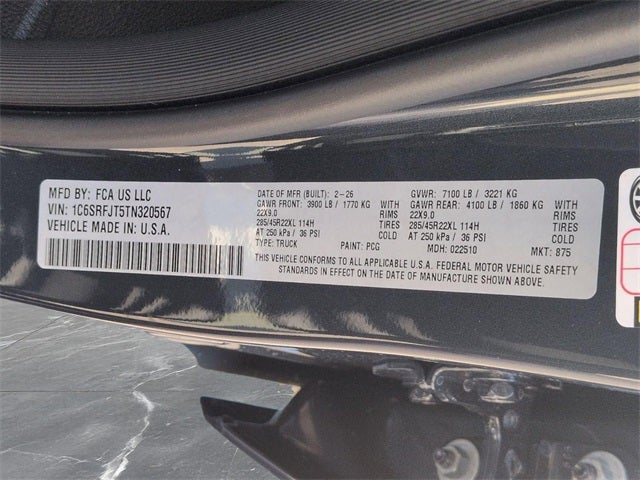 2026 RAM Ram 1500 RAM 1500 LARAMIE CREW CAB 4X4 5'7' BOX