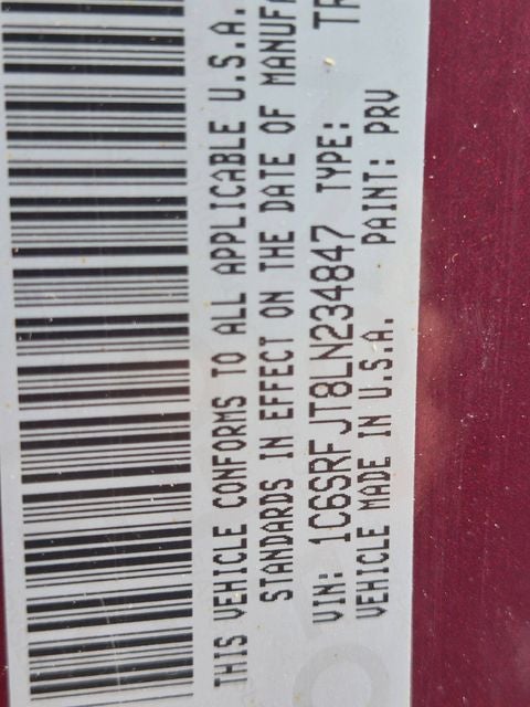 2020 RAM 1500 Laramie Crew Cab 4x4 5'7' Box