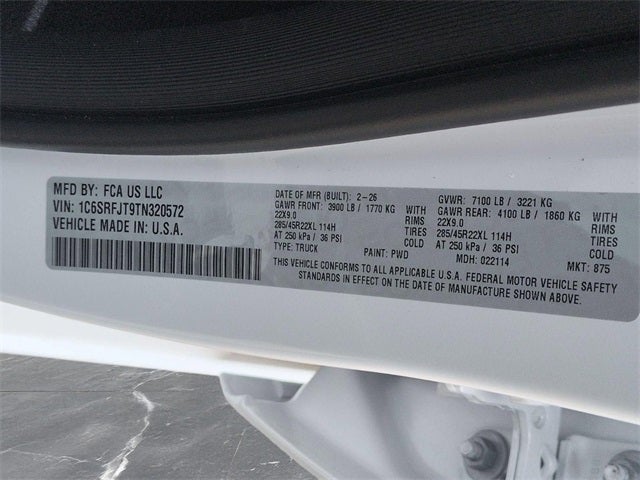 2026 RAM Ram 1500 RAM 1500 LARAMIE CREW CAB 4X4 5'7' BOX