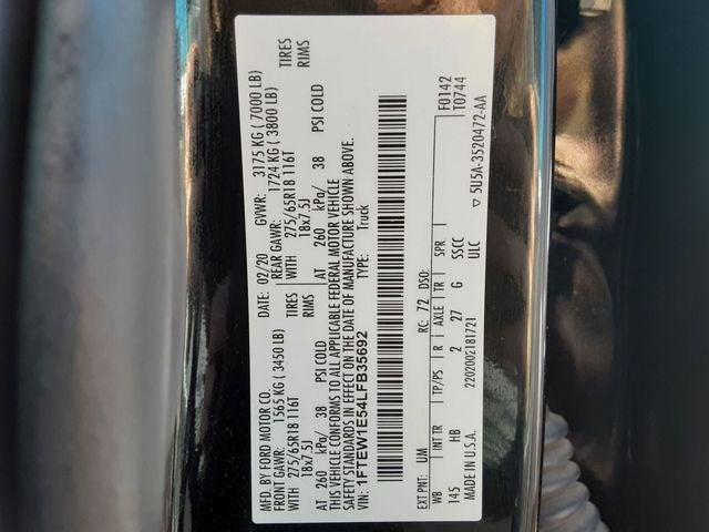 2020 Ford F-150 Lariat