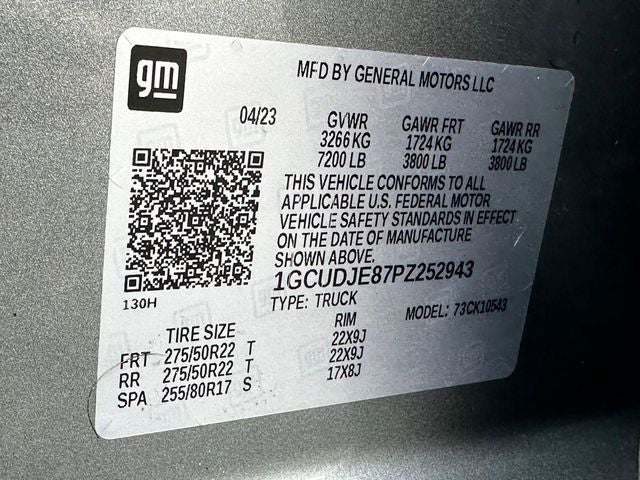 2023 Chevrolet Silverado 1500 4WD Crew Cab Short Bed High Country