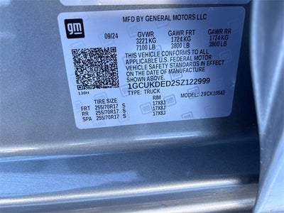 2025 Chevrolet Silverado 1500 4WD Crew Cab Standard Bed LT