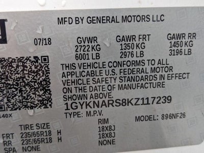 2019 Cadillac XT5 Standard
