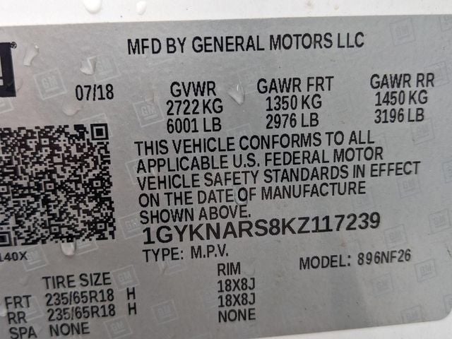 2019 Cadillac XT5 Standard