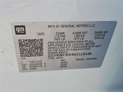 2022 Cadillac XT5 FWD Premium Luxury