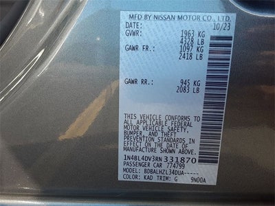 2024 Nissan Altima SV FWD