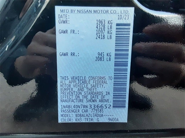 2024 Nissan Altima SV FWD