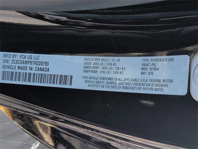 2026 Dodge Charger CHARGER SCAT PACK 2-DOOR AWD