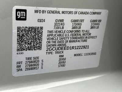 2024 Chevrolet Silverado 1500 4WD Crew Cab Short Bed RST