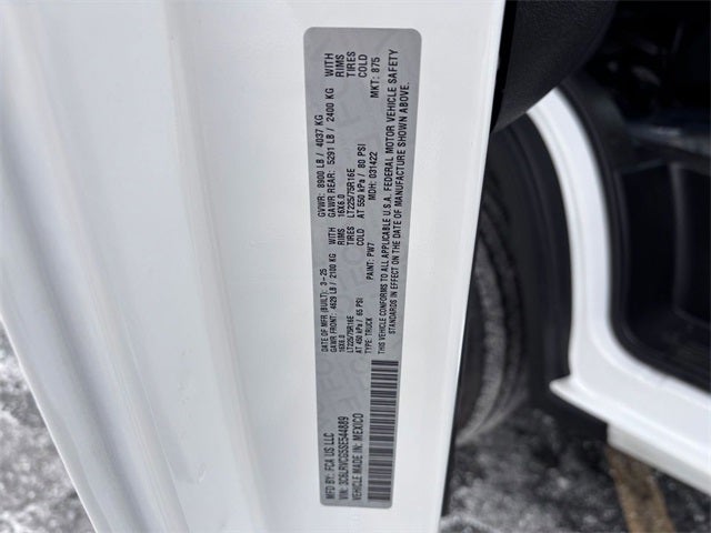 2025 RAM ProMaster 2500 Cargo Van Tradesman High Roof 136' WB w/Pass Seat