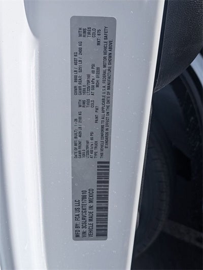 2026 RAM Ram ProMaster RAM PROMASTER 2500 TRADESMAN CARGO VAN HIGH ROOF 136' WB