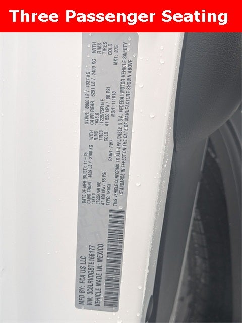 2026 RAM Ram ProMaster RAM PROMASTER 2500 TRADESMAN CARGO VAN HIGH ROOF 159' WB