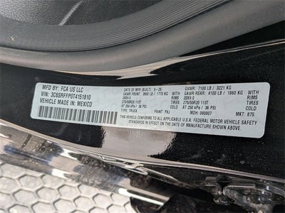 2026 RAM Ram 1500 RAM 1500 BIG HORN CREW CAB 4X4 5'7' BOX