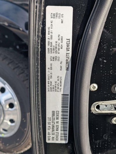 2026 RAM Ram 5500 Chassis Cab RAM 5500 BIG HORN CHASSIS CREW CAB 4X4 84' CA