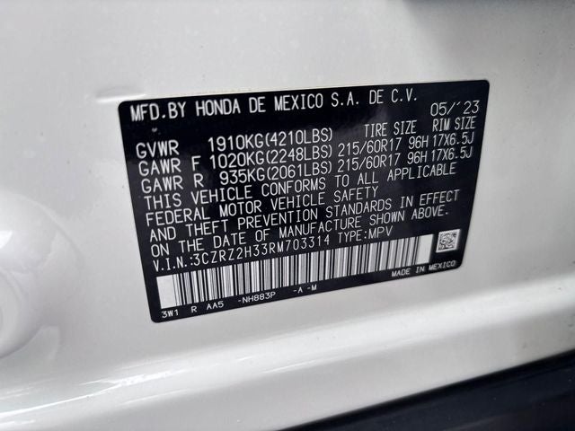 2024 Honda HR-V AWD LX