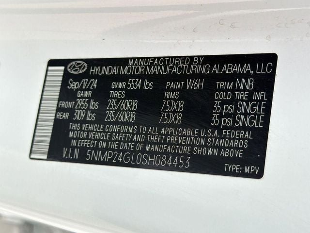 2025 Hyundai Santa Fe SEL