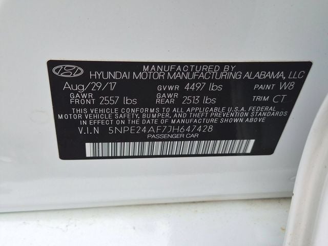 2018 Hyundai Sonata SE