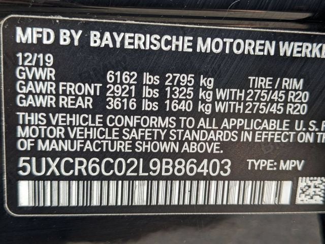 2020 BMW X5 xDrive40i