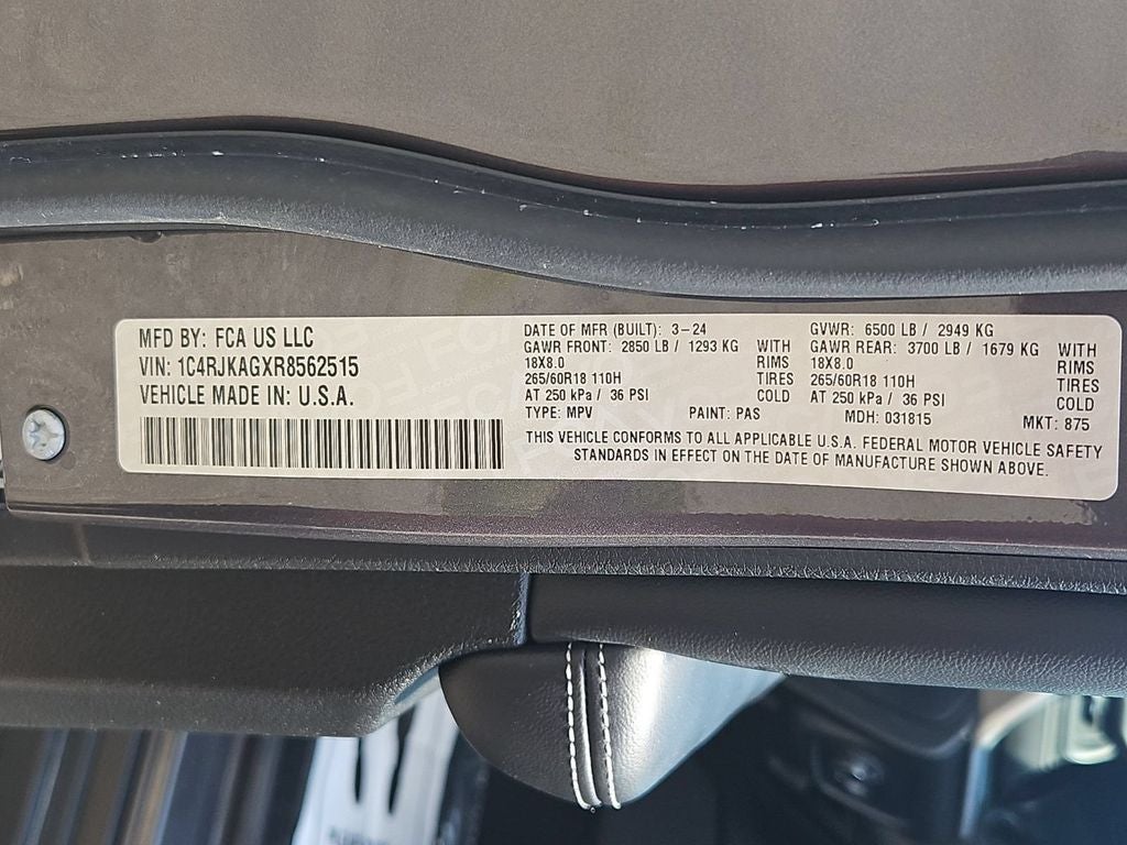 2024 Jeep Grand Cherokee L Altitude X 4x4
