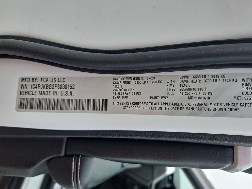 2023 Jeep Grand Cherokee L Limited 4x4