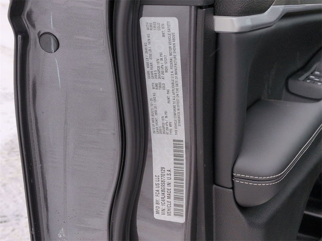 2025 Jeep Grand Cherokee L GRAND CHEROKEE L LIMITED 4X4