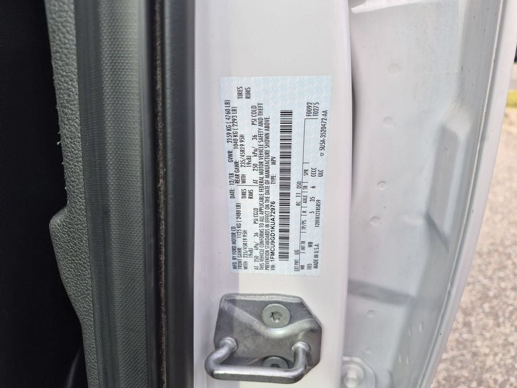 2019 Ford Escape SE