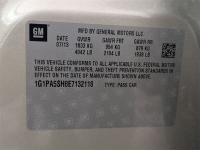 2014 Chevrolet Cruze LS Auto