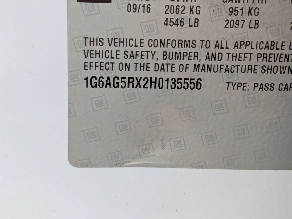 2017 Cadillac ATS Standard