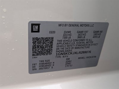 2020 Chevrolet Tahoe 4WD Premier