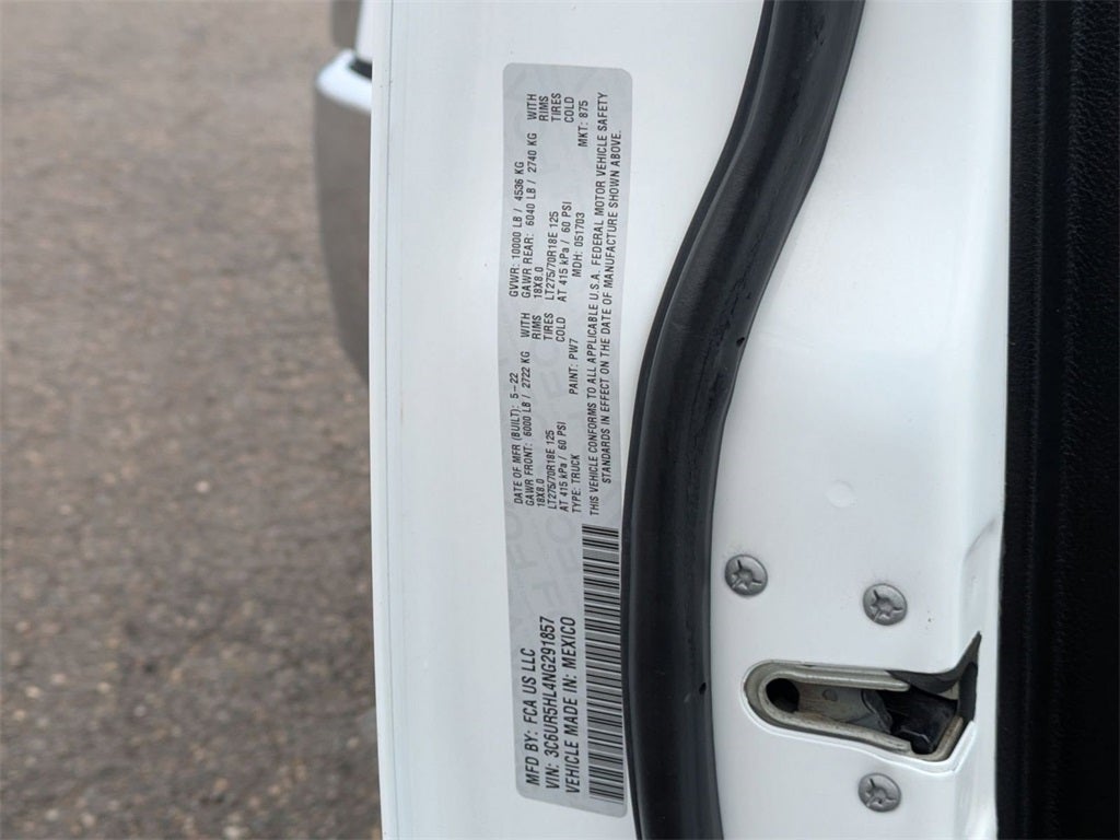 2022 RAM 2500 Tradesman Crew Cab 4x4 8' Box