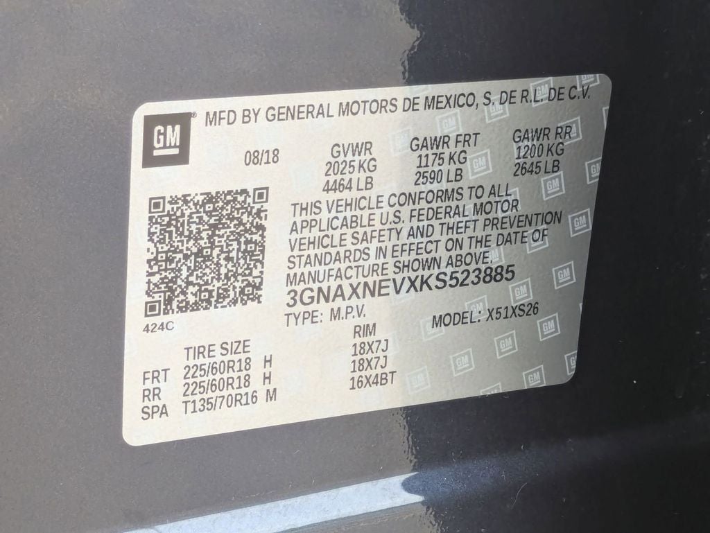 2019 Chevrolet Equinox Premier