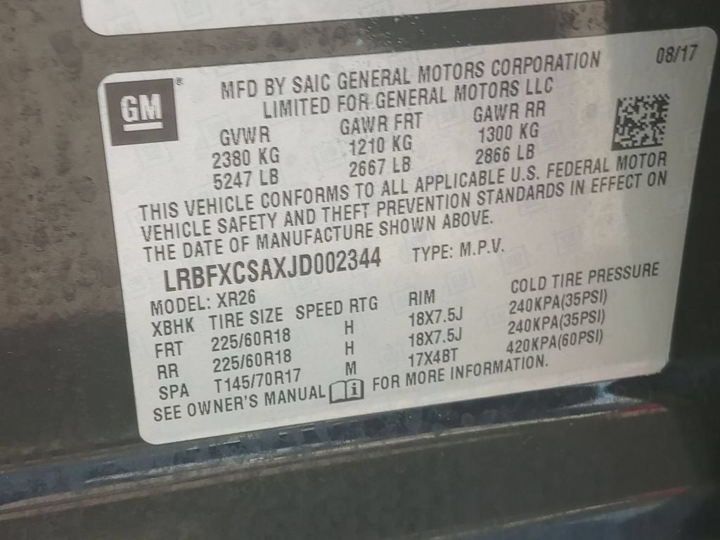 2018 Buick Envision Preferred