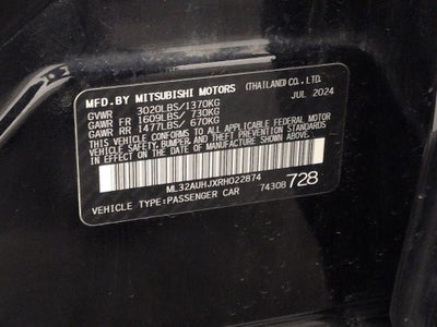 2024 Mitsubishi Mirage ES