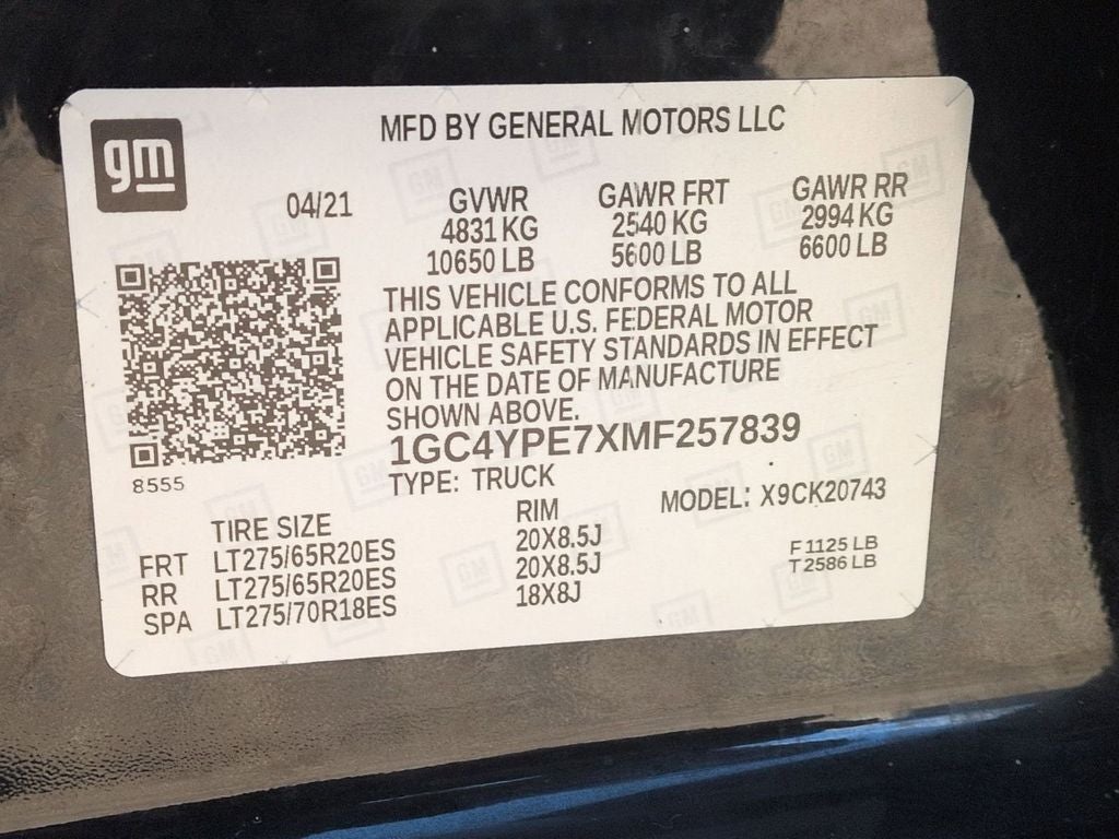 2021 Chevrolet Silverado 2500HD LTZ