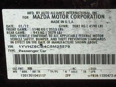 2012 Mazda Mazda6 s Grand Touring