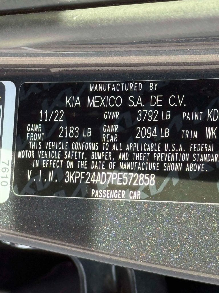 2023 Kia Forte LXS