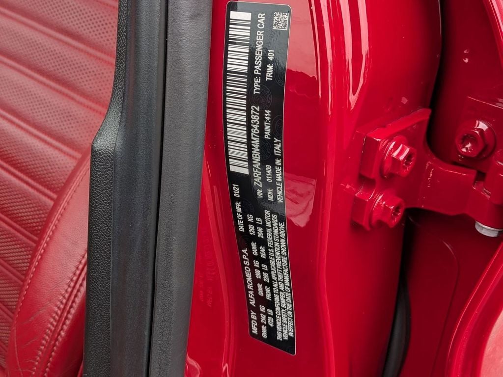 2021 Alfa Romeo Giulia Ti Sport