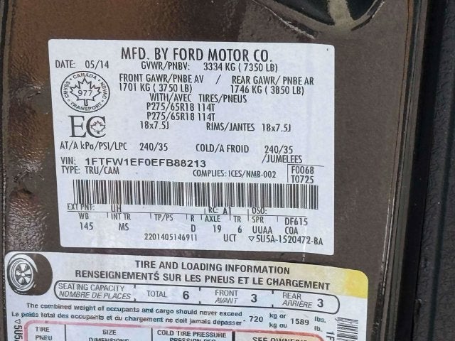 2014 Ford F-150 XLT