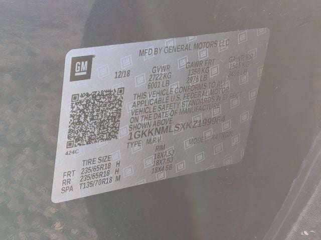 2019 GMC Acadia SLT-1