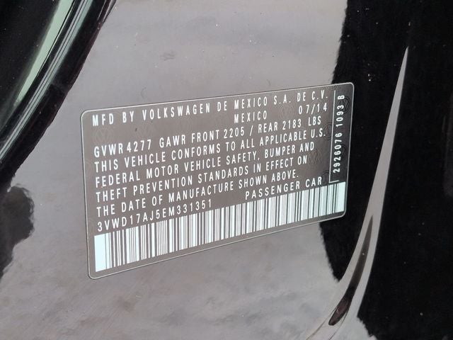 2014 Volkswagen Jetta 1.8T SE